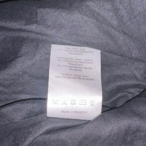 Sandro Rosilda Drawstring Waist Sleeveless Black Dress 3 LARGE - Picture 6 of 8